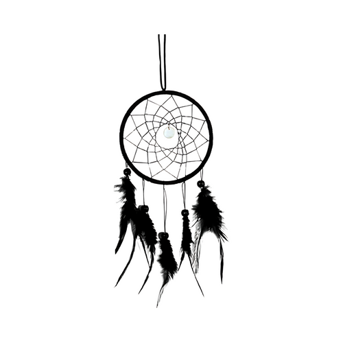 Black Feather Dream Catcher Craft Kit for Bedroom Wall Decoration