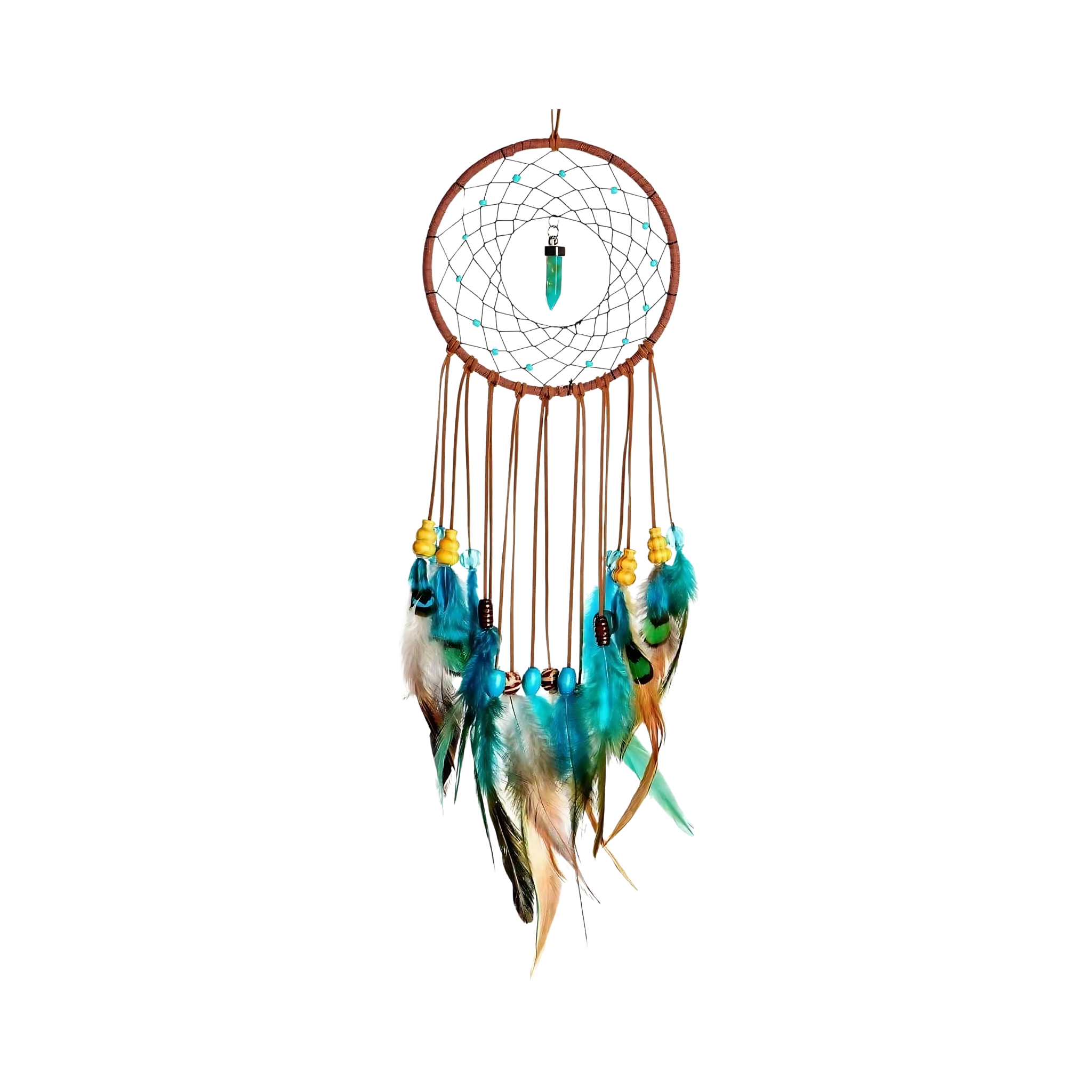 Feather Dream Catcher Kit Handmade Boho Wall Hanging Home Decor