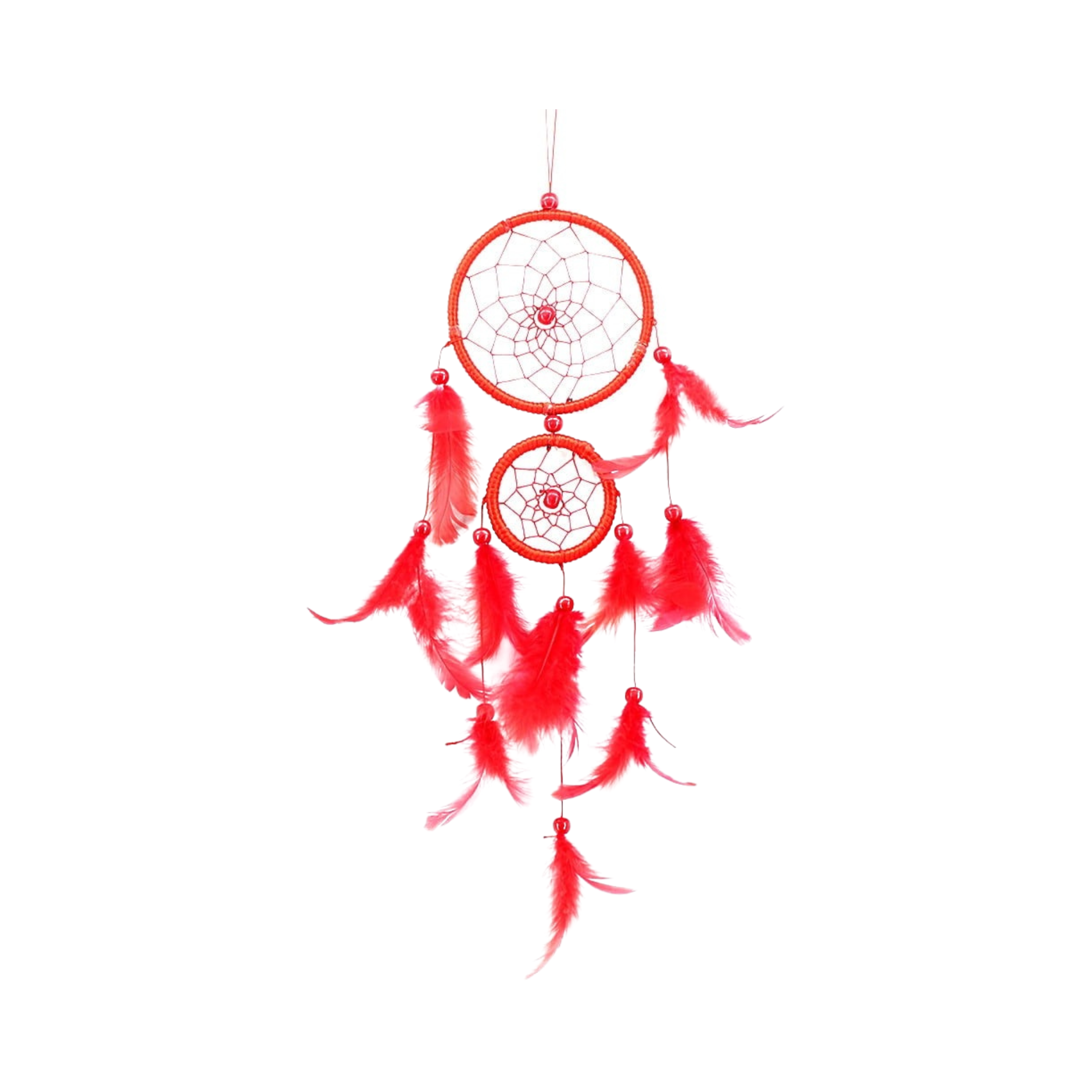 Handmade Lace Dream Catcher Feather Bead Hanging Decoration Ornament
